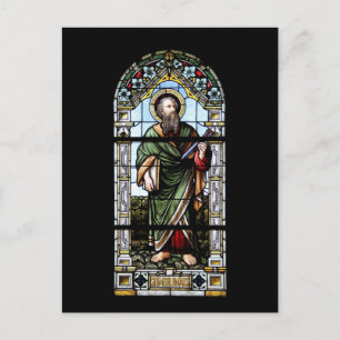 church window postcard