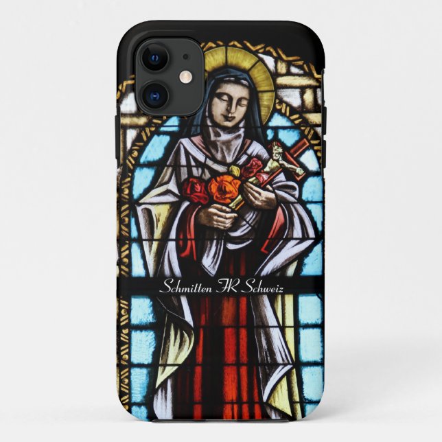 Church window Schamid FR Switzerland Case-Mate iPhone Case (Back)