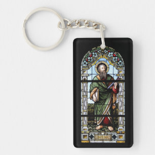 Church Window Switzerland Suisse v Keychain