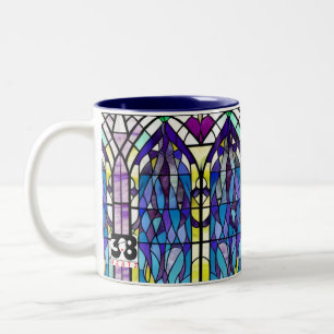 Church Window Two-Tone Coffee Mug
