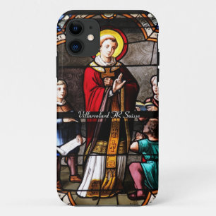 Church window Villarvolard FR Suisse iPhone 11 Case