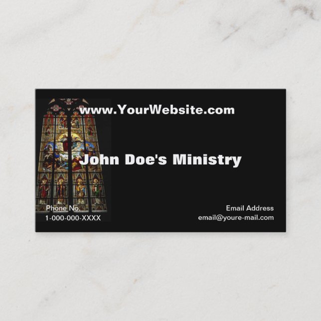 Church Windows Profile Card (Front)