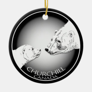 Churchill Canada Ornament Polar Bear Art Keepsake