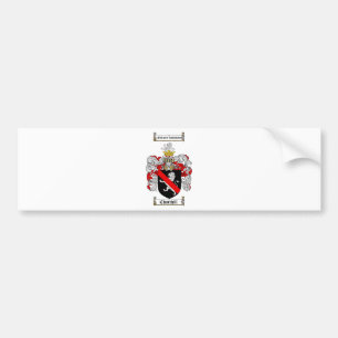 CHURCHILL FAMILY CREST - CHURCHILL COAT OF ARMS BUMPER STICKER