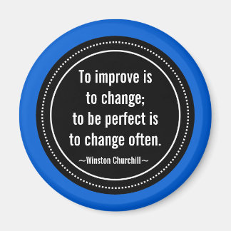 Churchill Inspirational Quote Magnet