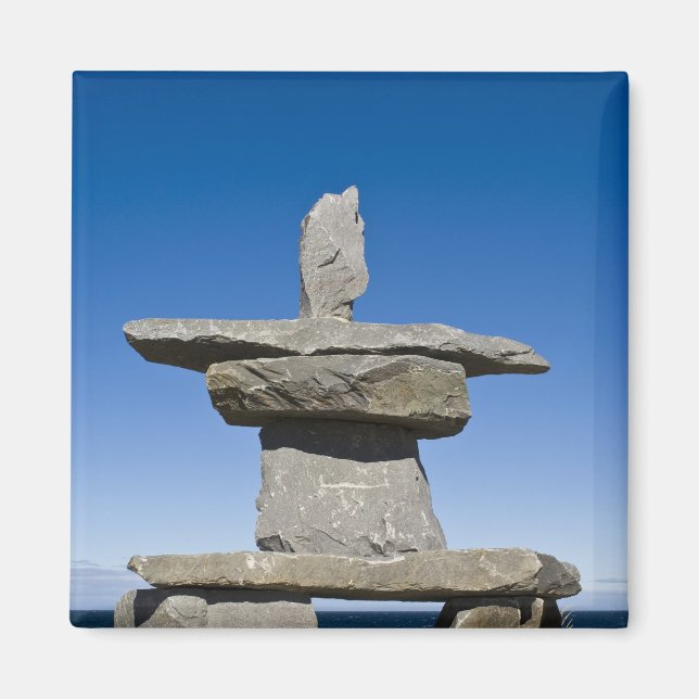 Churchill, Manitoba. Inukshuk Magnet (Front)