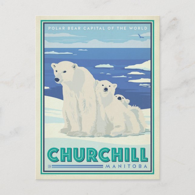 Churchill, Manitoba Postcard (Front)