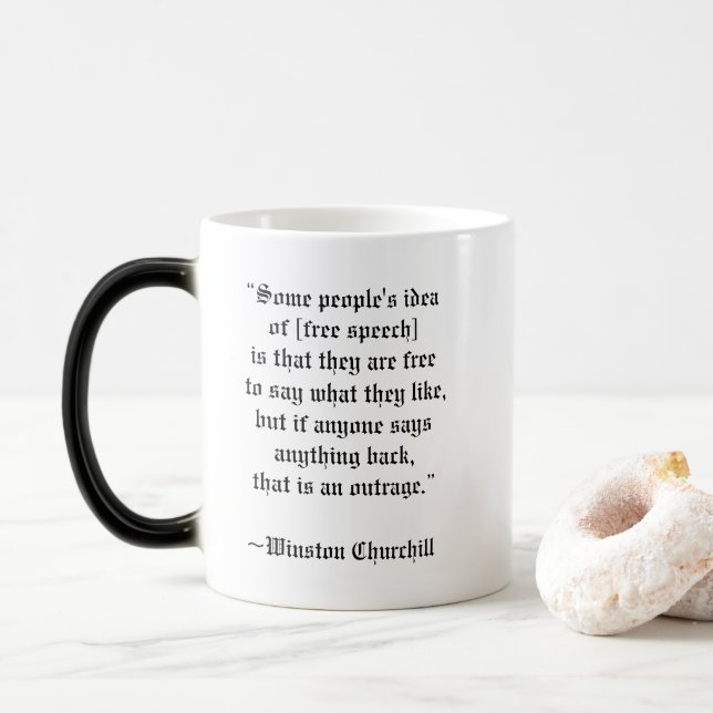 Churchill Mug (With Donut)