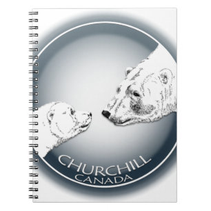 Churchill Polar Bear Notebook Bear Art Journal