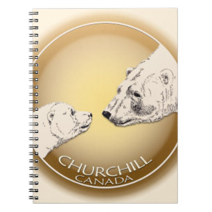 Churchill Polar Bear Notebook Bear Art Journal