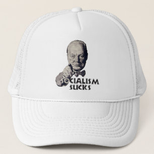 Churchill Quote: Socialism Sucks! Trucker Hat