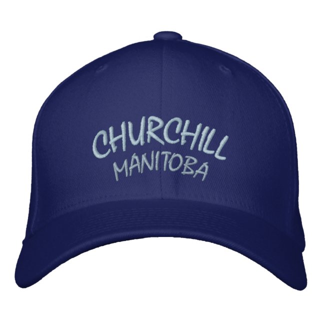 Churchill Souvenir Baseball Cap Embroidered Cap (Front)