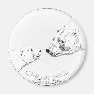 Churchill Souvenirs Polar Bear Art Magnets & Gifts
