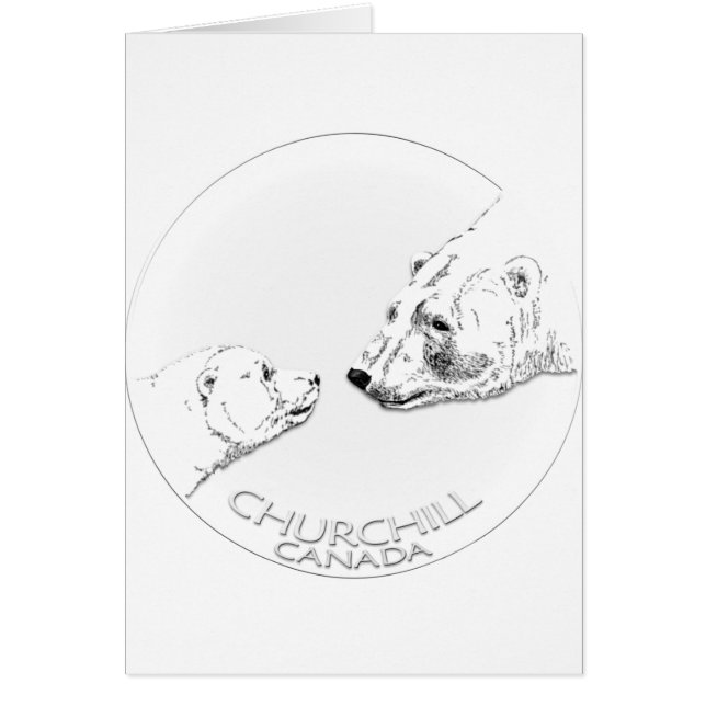Churchill Souvenirs Polar Bear Art Shirts & Gifts (Front)