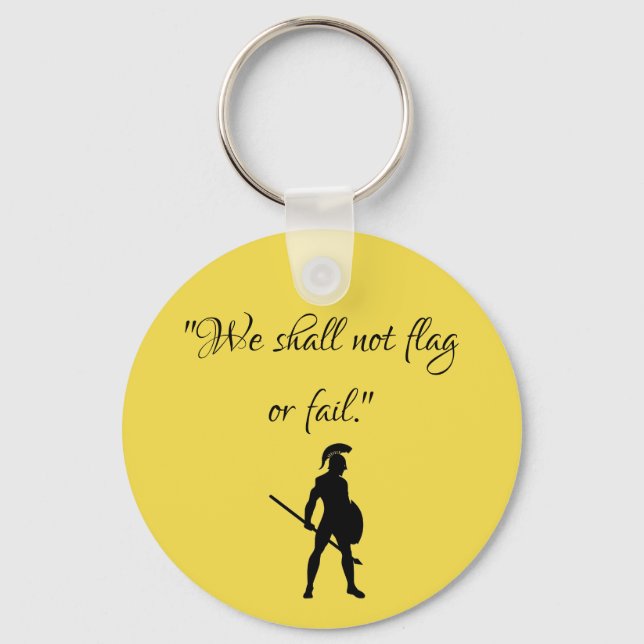 Churchill Spartan Keychain (Front)