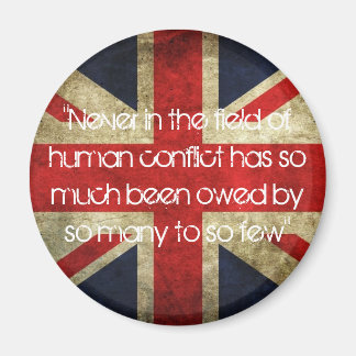 Churchill Union Flag Magnet