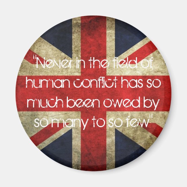 Churchill Union Flag Magnet (Front)