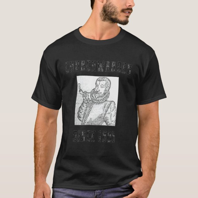 Churchwarden Pipes Tshirt For Pipe Smokers (Front)