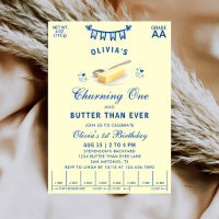 Churning One Butter Than Ever Buttery 1st Birthday
