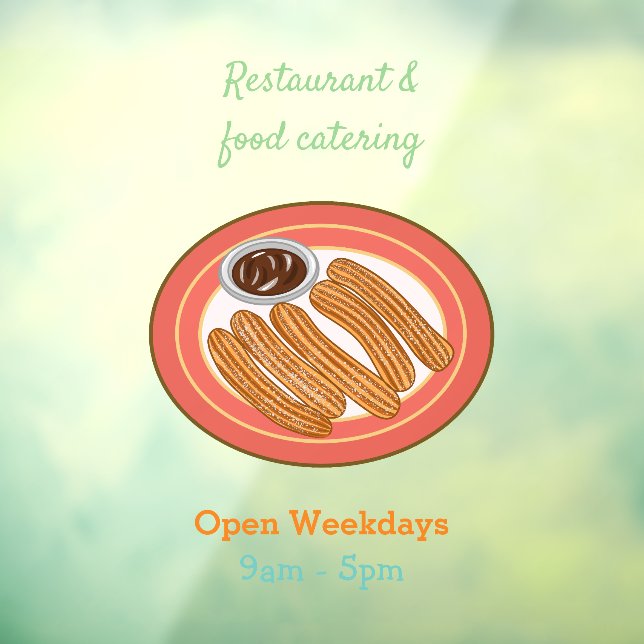 Churro cartoon illustration (Sheet 3)
