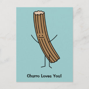 Churro Loves You! Postcard