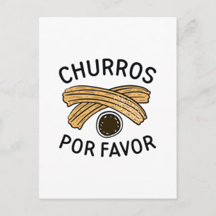 Churros Por Favour Postcard