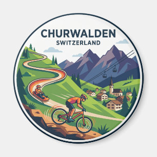 Churwalden Switzerland Magnet