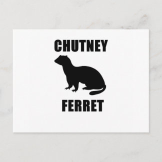 Chutney Ferret Postcard