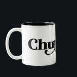 Chutzpah Yiddish Humour Two-Tone Coffee Mug<br><div class="desc">The perfect mug for any Jewish home! This makes a great housewarming, birthday or Hanukkah gift as well.</div>