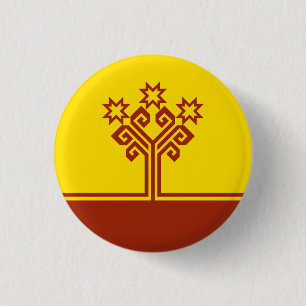 Chuvashia Flag 3 Cm Round Badge