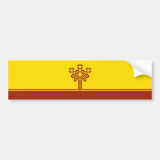 Chuvashia Flag Bumper Sticker (Front)