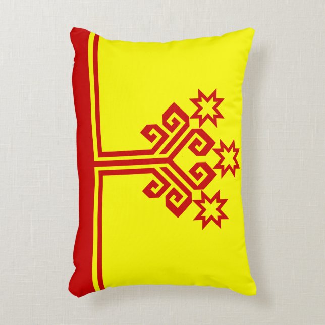 Chuvashia Flag Decorative Cushion (Front(Vertical))