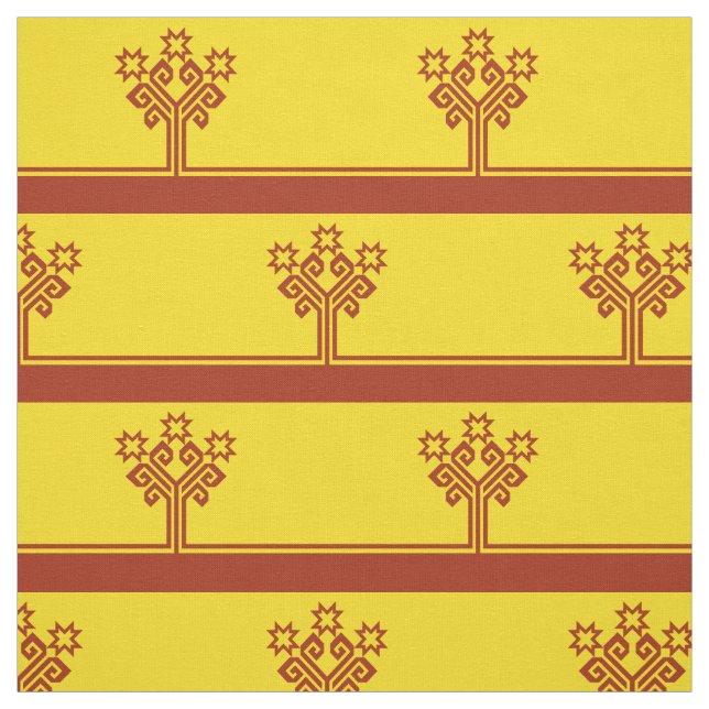 Chuvashia Flag Fabric (Swatch)