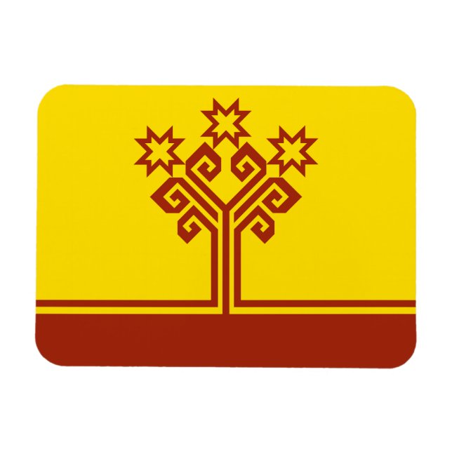 Chuvashia Flag Magnet (Horizontal)
