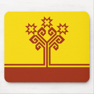 Chuvashia Flag Mouse Pad