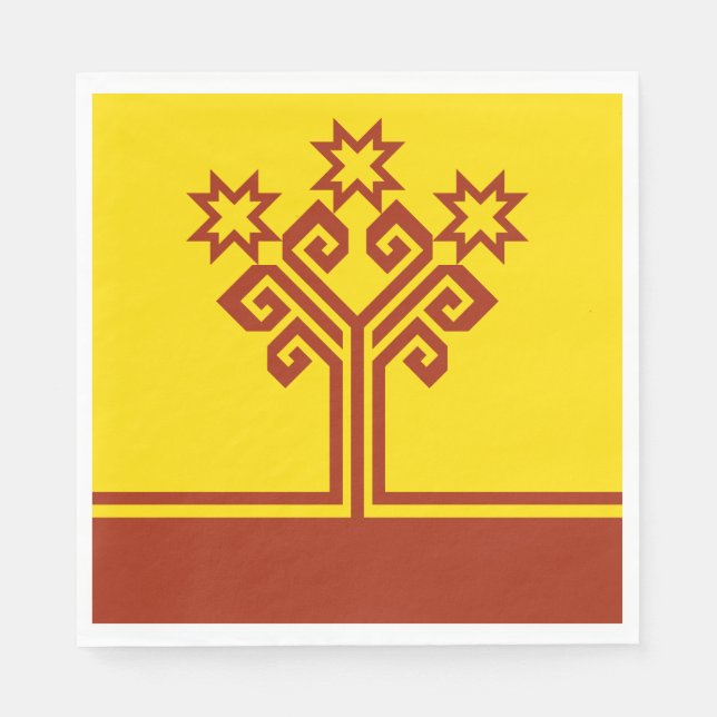 Chuvashia Flag Napkin (Front)