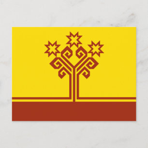 Chuvashia Flag Postcard