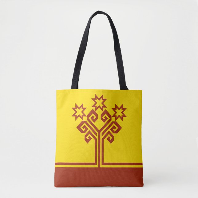 Chuvashia Flag Tote Bag (Front)