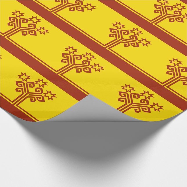 Chuvashia Flag Wrapping Paper (Corner)
