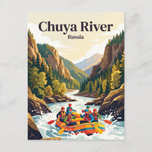 Chuya River Altai Russia Postcard