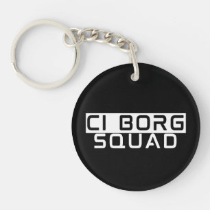 CI Borg Squad - Cochlear Implant / Deaf Awareness Key Ring