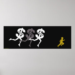 CI chases Deaf Child as it wants gold ears  36x12 Poster