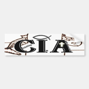 CIA CHRISTIAN IN ACTION ACRONYM BUMPER STICKER