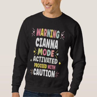 CIANNA Personalised Women's Gift Custom CIANNA Sweatshirt