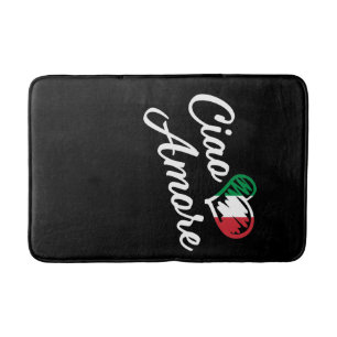 Ciao Amore - Italy Hello Sweetheart in Italian Bath Mat