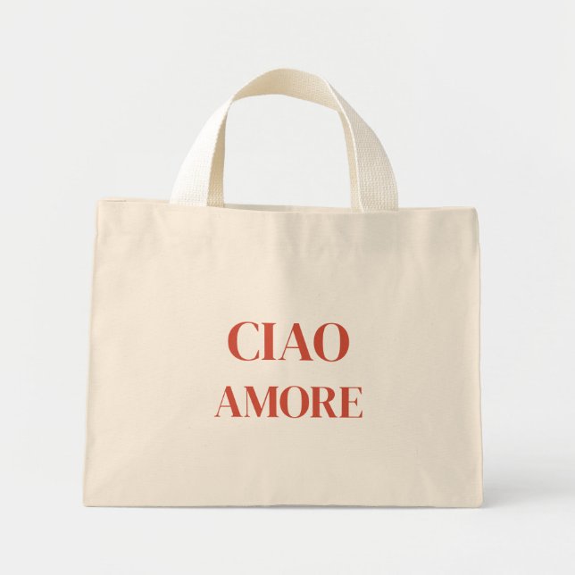 Ciao Amore Tote Bag (Front)