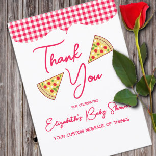 Ciao Baby Italian Baby Shower Thank You Card