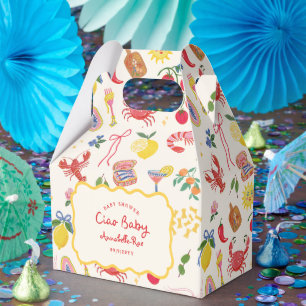 Ciao Baby Italian Themed Baby Shower Med Favour Box