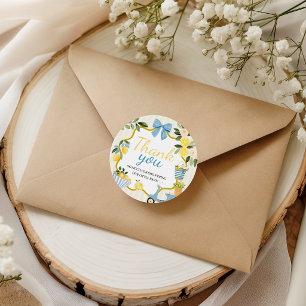 Ciao Baby Lemon Mediterranean Favour Tags
