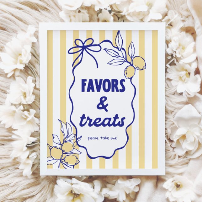 CIAO BABY Lemon Mediterranean Favours & Treats Sig Poster (Creator Uploaded)